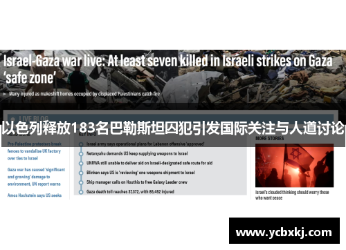 以色列释放183名巴勒斯坦囚犯引发国际关注与人道讨论